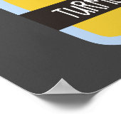 Tummergelbes Gewürz Poster (Ecke)