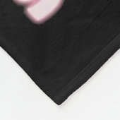 Tummy Ache Survivor Cat Funny Fleecedecke (Ecke)