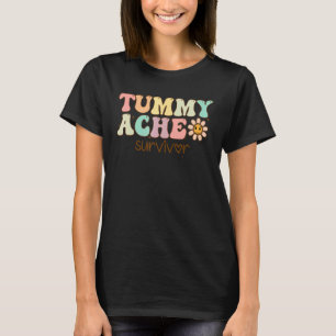Tummy Ache Survivor Retro Vintage 11 T-Shirt