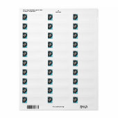 TUMMY RUB Tuxedo Cat Mouse Label (Vorne)