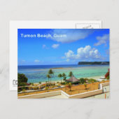 Tumon Bay, Guam Postkarte (Vorne/Hinten)