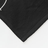 Tumor im Gehirn - Trage grau für Papa stark Fleecedecke (Ecke)