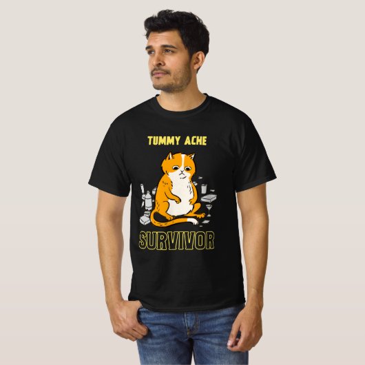 Tumorache Survivor Cat T - Shirt (Vorne ganz)