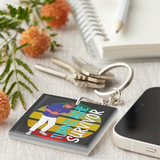 Tumorache Survivor Schlüsselanhänger (Vorderseite rechts)