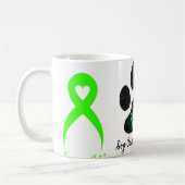 Tumorbites Hunde Krebs Lymphom Bewusstsein Kaffeetasse (Links)