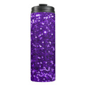 Tumoren des Lila Glitzer Thermosbecher (Vorderseite)