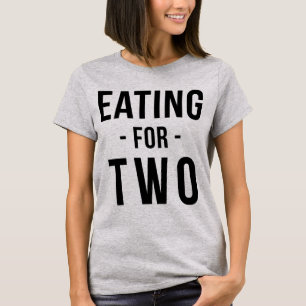 Tumoren-T - Shirt, die für zwei schwangere Mamas e T-Shirt