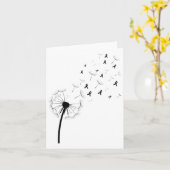 Tumorknochenkrebs-Bewusstsein für Oncolog Karte (Gelbe Blume)