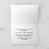 Tumorpatientenermutigung - Mut ist schön Karte (Innenseite)