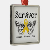 Tumorüberleber im Kindesalter Deko Ornament Aus Metall (Rechts)