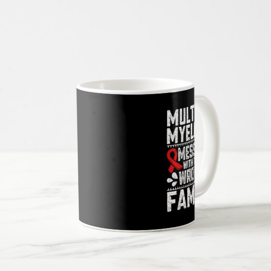 Tumorüberlebung im Blut Kaffeetasse (VorderseiteRechts)