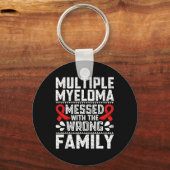 Tumorüberlebung im Blut Schlüsselanhänger (Rückseite)