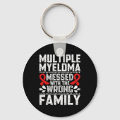 Tumorüberlebung im Blut Schlüsselanhänger (Rückseite)