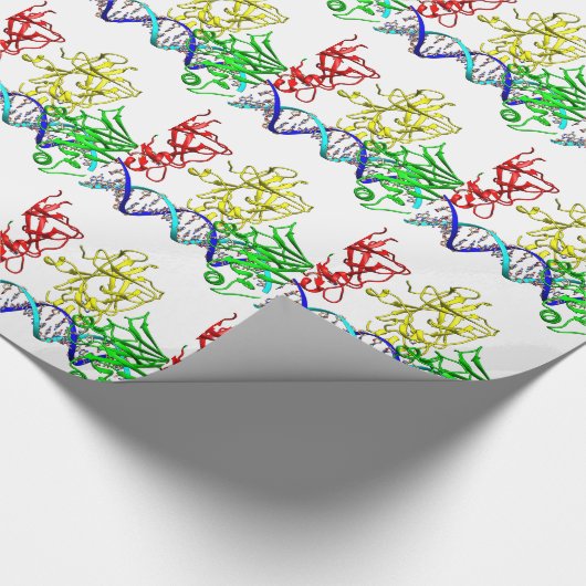 Tumorunterdrücker p53 geschenkpapier (Ecke)