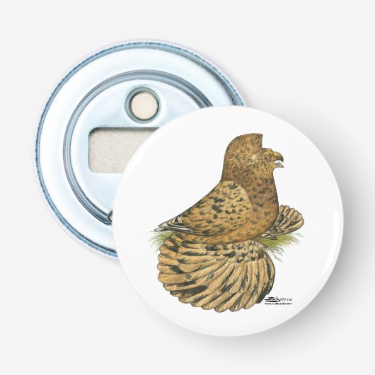Tumpeter Pigeon Almond Flaschenöffner (Vorderseite)