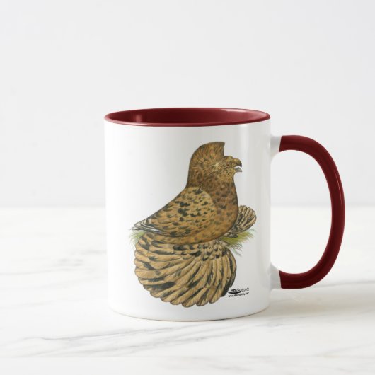Tumpeter Pigeon Almond Tasse (Rechts)
