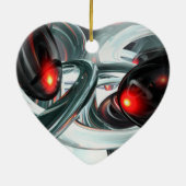 Tumult-abstrakte Verzierung Keramikornament (Hinten)