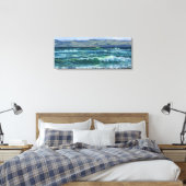 "Tumultuous Waves" Leinwanddruck (Insitu (Schlafzimmer))