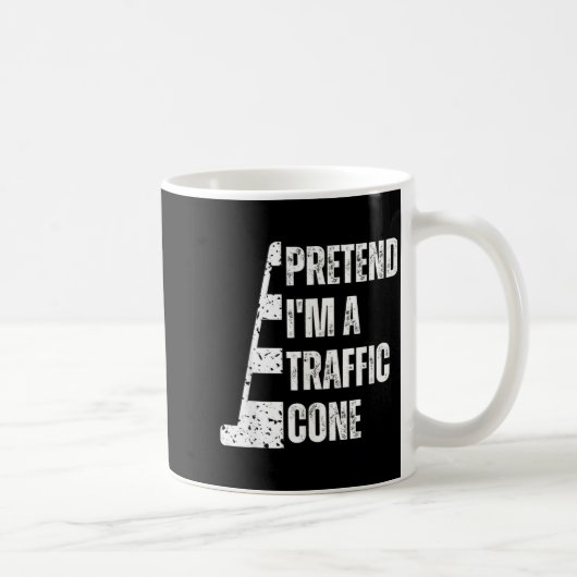 Tun Als Wäre Ich Ein Verkehrszeichen Lustiges Faul Kaffeetasse (Rechts)