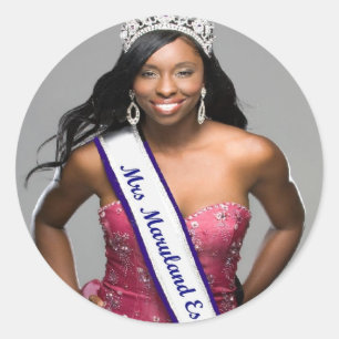 Tun-Es-Sich Festzug-Kronen-Schuss-Aufkleber Runder Aufkleber