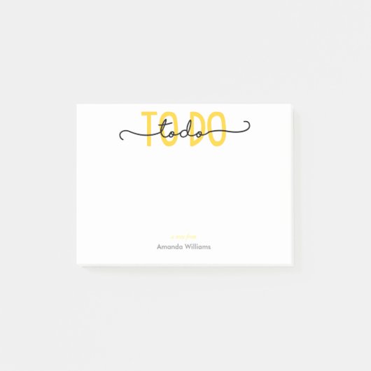 TUN - Gelb Post-it Klebezettel (Vorderseite)