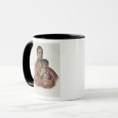 , Tun-Hon-Gehen eine Osage-Frau Tasse (Vorderseite Links)