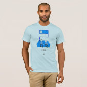Tun i-Text zu viel? T-Shirt (Vorne ganz)