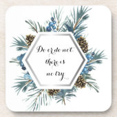 Tun oder nicht, es gibt keinen Versuch Getränkeuntersetzer (Vorderseite)