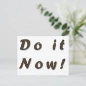 tun postkarte (Stehend Vorderseite)