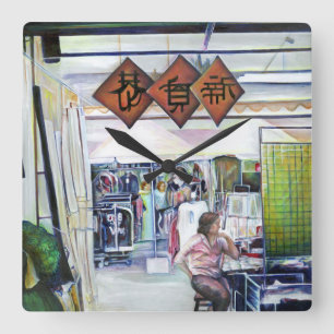 Tun Quadratische Wanduhr