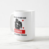 TUN SICH FÜR UND WERDEN IMMER NOCH STARK KAFFEETASSE (Vorderseite Links)