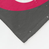 Tun Sie alle Sachen mit Liebe-Rot Fleecedecke (Ecke)