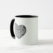 Tun Sie alle Sachen mit Liebe Tasse (Vorderseite Links)