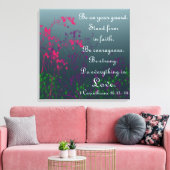 Tun Sie alles in der Bibel der Liebe, in Versöhnun Leinwanddruck (Insitu (Wohnzimmer))