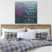 Tun Sie alles in der Bibel der Liebe, in Versöhnun Leinwanddruck (Insitu (Schlafzimmer))