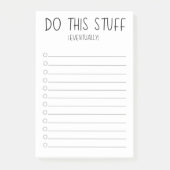 Tun Sie das irgendwann Post-it Klebezettel (Vorderseite)