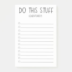 Tun Sie das irgendwann Post-it Klebezettel