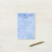 Tun Sie das irgendwann Post-it Klebezettel (Auf Schreibtisch)