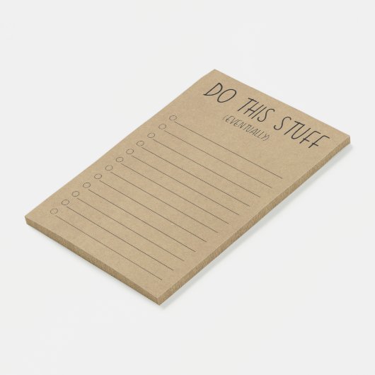 Tun Sie das irgendwann Post-it Klebezettel (angewinkelt)