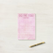 Tun Sie das irgendwann Post-it Klebezettel (Auf Schreibtisch)