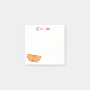 Tun Sie das, Kawaii Orange Post-it Klebezettel