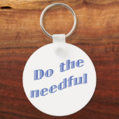 Tun Sie das Nötige 1 Schlüsselanhänger (Vorderseite)