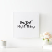 Tun Sie das Richtige Quadratische Wanduhr (Zuhause)