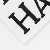 Tun Sie die Dinge, die Sie glücklich Motivierend m Fleecedecke (Ecke)