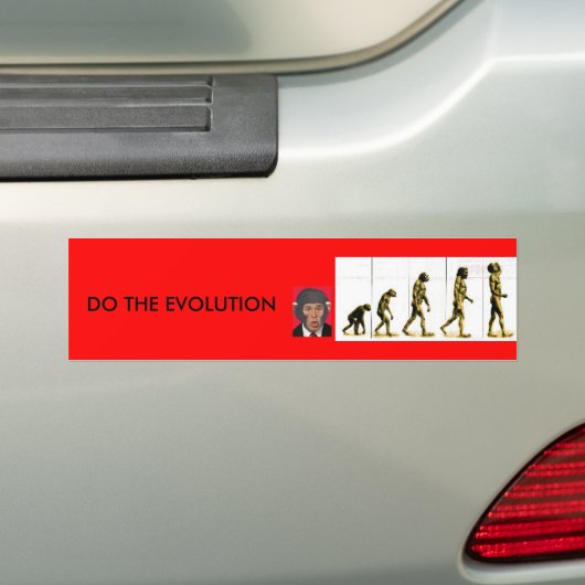TUN SIE DIE EVOLUTION AUTOAUFKLEBER (Auf Auto)