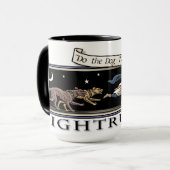 "Tun Sie die Hundesache" Nightrunner Tasse (Vorderseite Links)