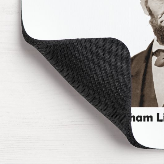 Tun Sie episches Material Abraham Lincoln Mousepad (Ecke)