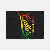 Tun Sie es für die Kulturen Schwarze Geschichte Mo Fleecedecke (Vorderseite (Horizontal))