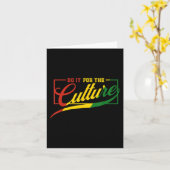 Tun Sie es für die Kulturen Schwarze Geschichte Mo Karte (Gelbe Blume)