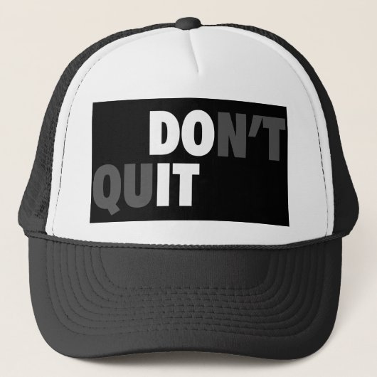 TUN SIE ES (GEBEN SIE NICHT AUF) - Motivierend Truckerkappe (Vorderseite)